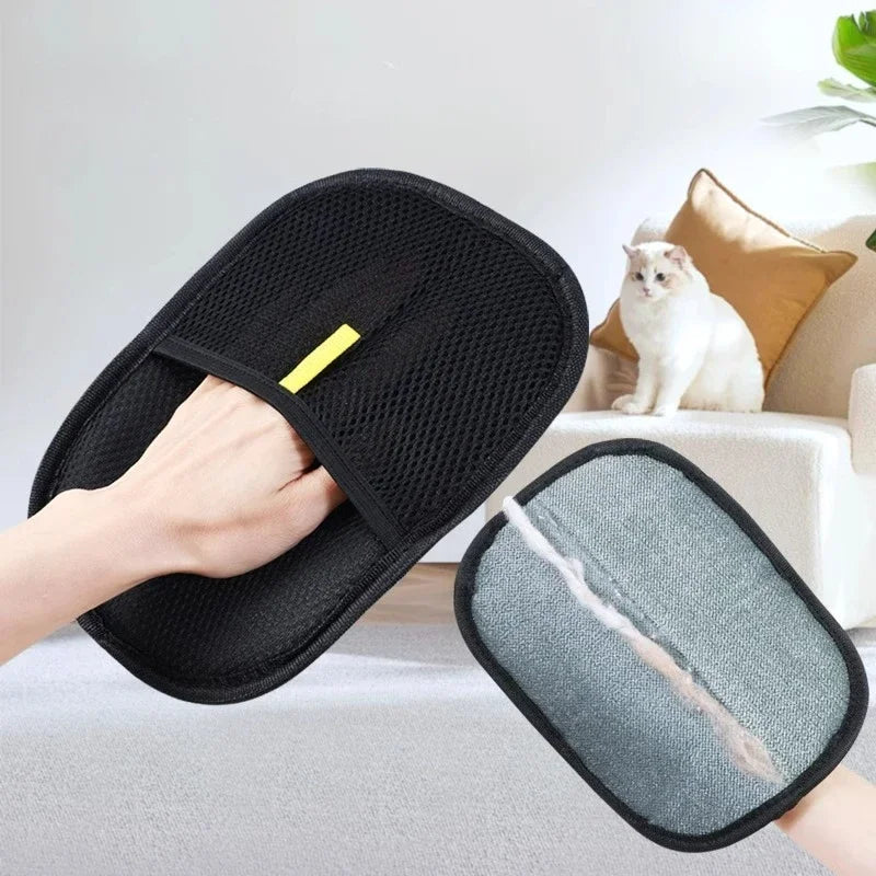 Pet Hair Remover Portable Washable Clothes Hair Dehairing Gloves Pet Cleaning Products Pet Accessories