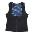 1pc Sauna Vest Heating Sweat Tank Top Breathable Waist Trainer Zipper Sports Corset For Female