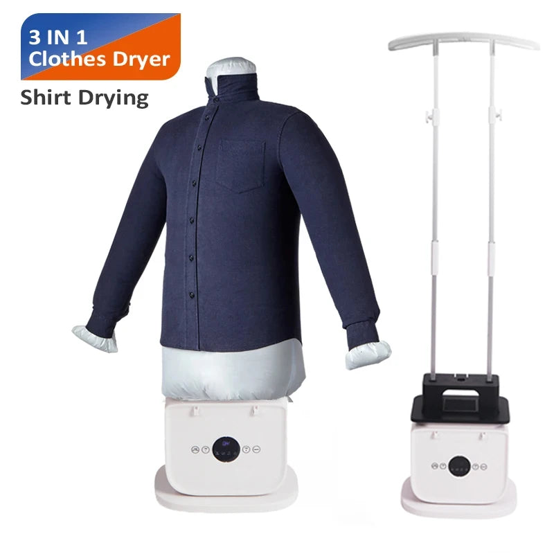 Automatic Clothing Ironing Machine Air Drying Heating Machine Mini Folding Ironing Device Portable Electric Clothes Shoes Dryer