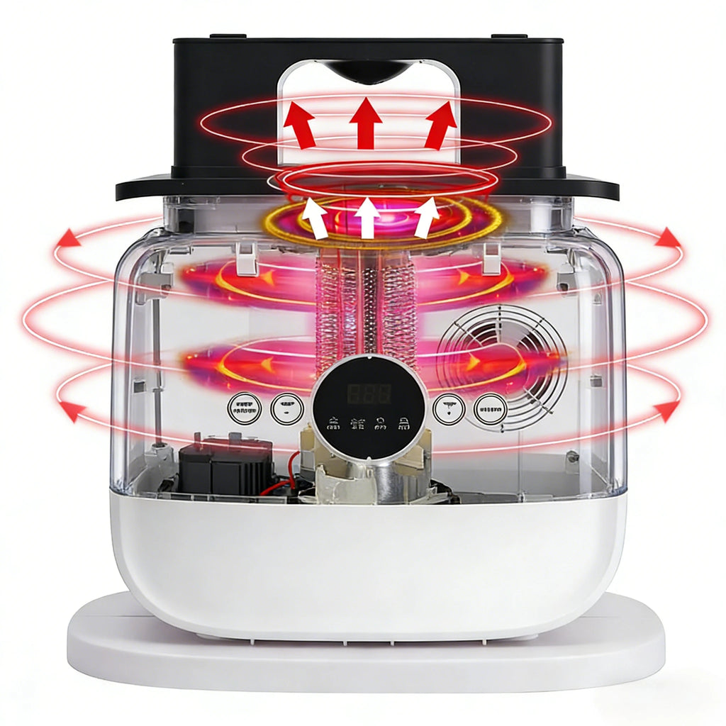 Automatic Clothing Ironing Machine Air Drying Heating Machine Mini Folding Ironing Device Portable Electric Clothes Shoes Dryer