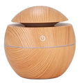 Mini Home Wood Grain Air Humidifier USB Ultrasonic Cool Mist Sprayer Essential Oil Fragrance Electric Air Aroma Diffuser Purifie
