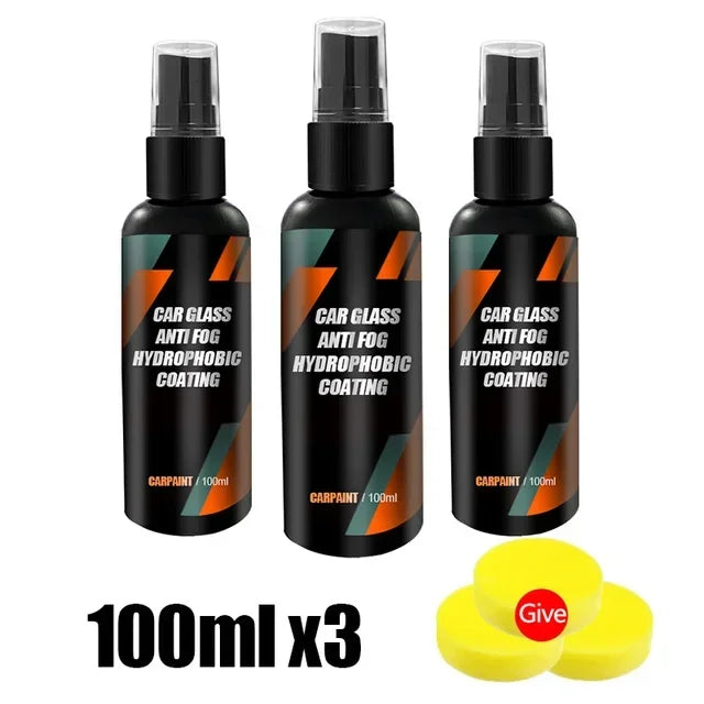 Car Water Repellent Spray Anti Rain Coating For Car Glass Hydrophobic Anti-rain Liquid Windshield Mirror Auto Polish Kit Amagi