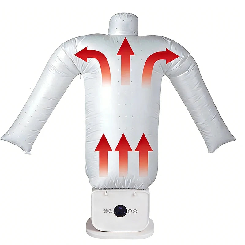 Automatic Clothing Ironing Machine Air Drying Heating Machine Mini Folding Ironing Device Portable Electric Clothes Shoes Dryer