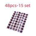 48pcs Tire Patch Rubber Bike Tyre Repair Pad Portable Tire Inner Tube Pad Bicycle Repair Accessory