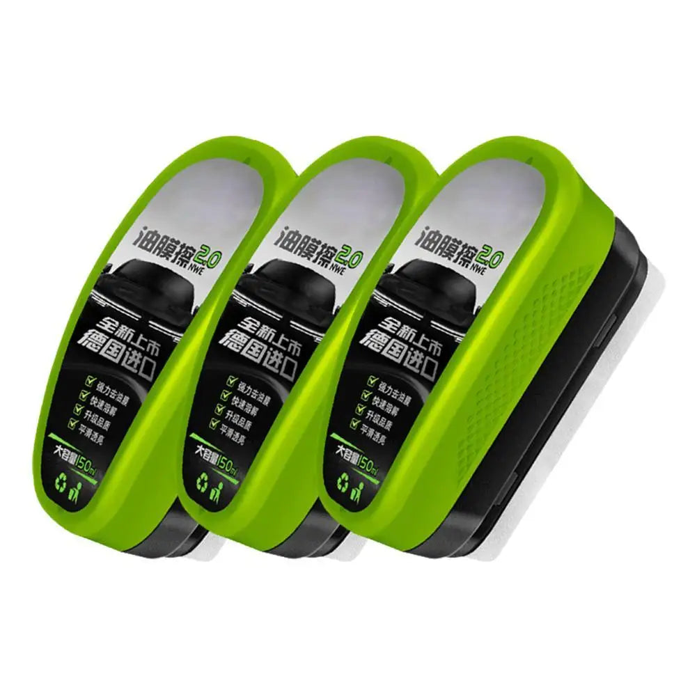 Car windshield oil film remover for rainy days auto window clear vision Hydrophobic coating strong dirt removal cleaning brush