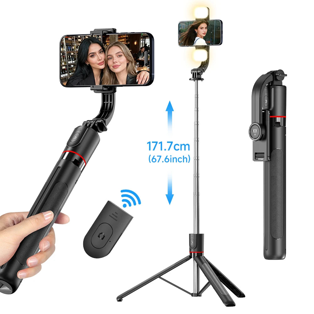 Τρίποδο Selfie Stick F15 με τηλεχειριστήριο Bluetooth