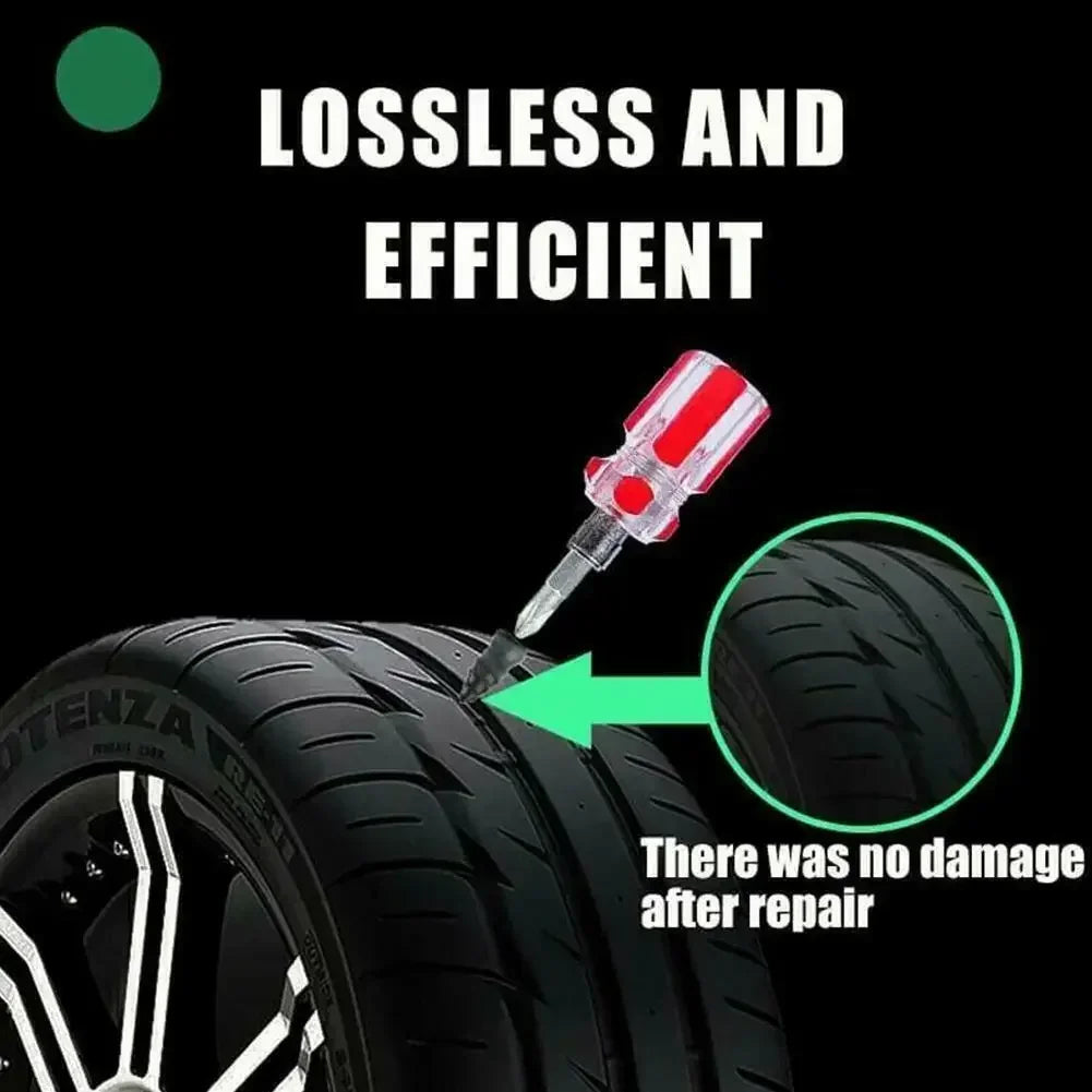 10/30pcs ScrewsVacuum Tyre Repair Nail Tire Puncture  Motorcycle Fitting Set Tubeless Wheel Repair Punctures Kit Patches for Car
