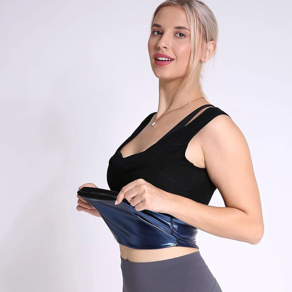 Sauna Suit Sweat Waist Trainer Vest for Women Sweat Workout Tank Top Shaper