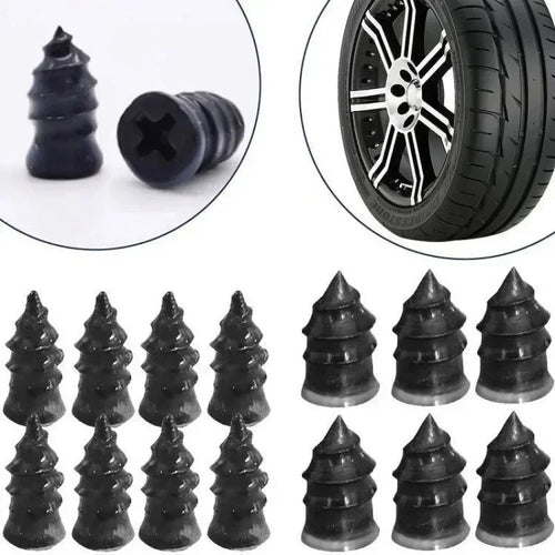 10/30pcs ScrewsVacuum Tyre Repair Nail Tire Puncture  Motorcycle Fitting Set Tubeless Wheel Repair Punctures Kit Patches for Car