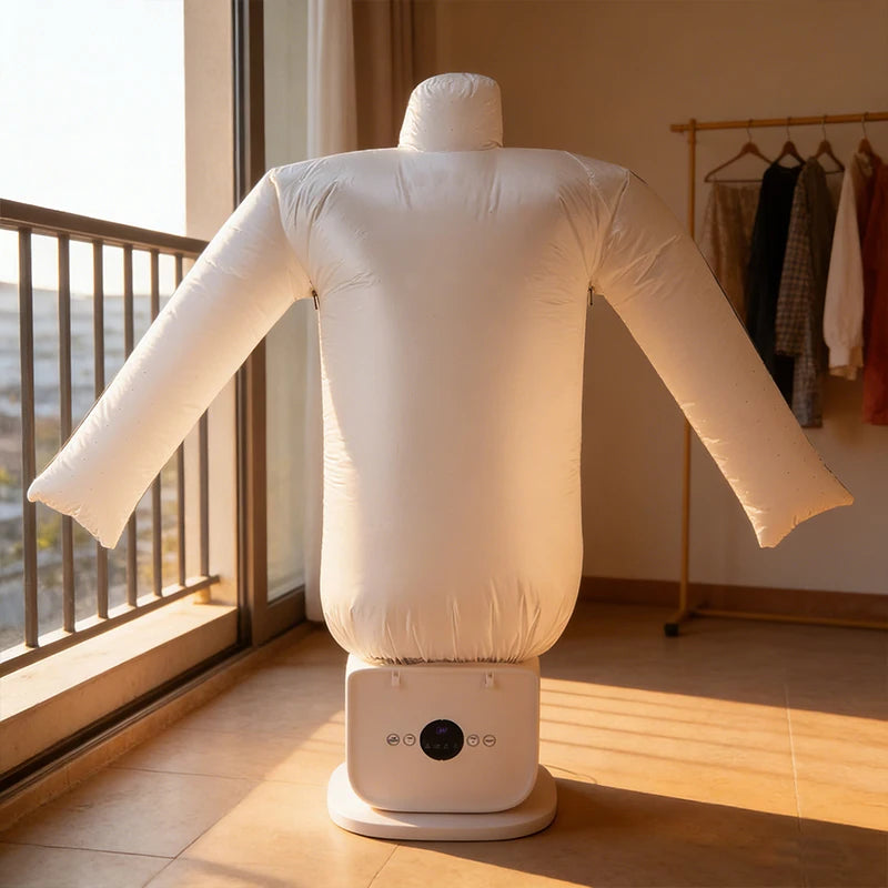 Automatic Clothing Ironing Machine Air Drying Heating Machine Mini Folding Ironing Device Portable Electric Clothes Shoes Dryer