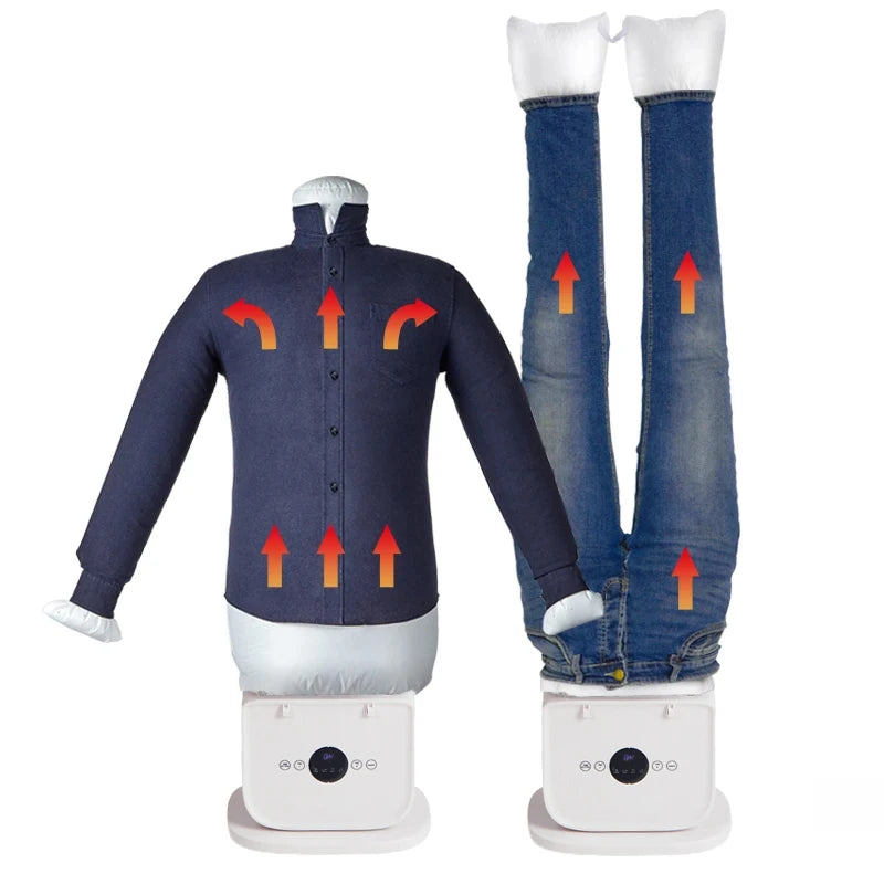 Automatic Clothing Ironing Machine Air Drying Heating Machine Mini Folding Ironing Device Portable Electric Clothes Shoes Dryer