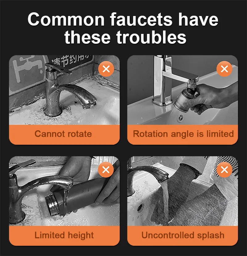 Περιστρεφόμενη βρύση επέκτασης 1080°