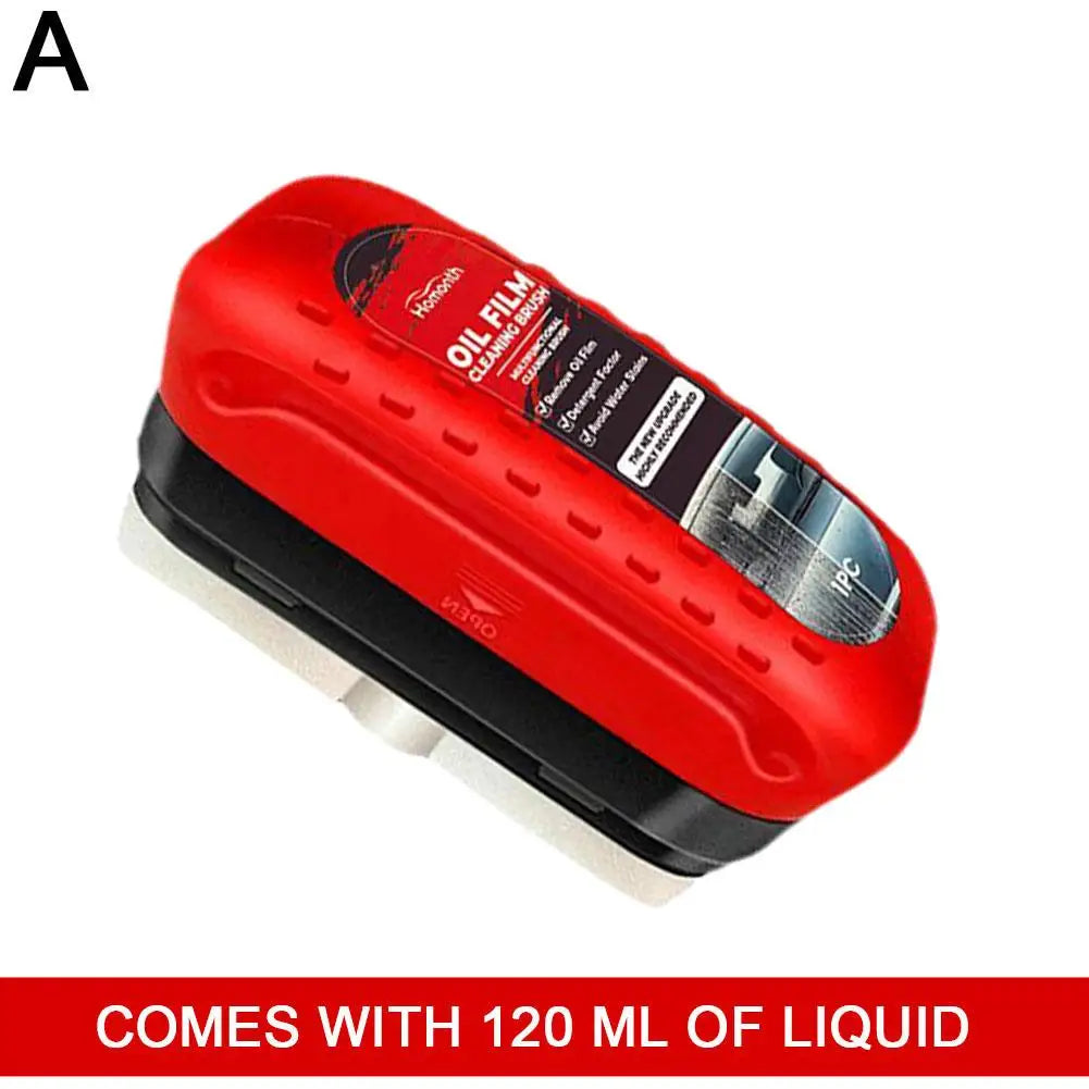 Car windshield oil film remover for rainy days auto window clear vision Hydrophobic coating strong dirt removal cleaning brush