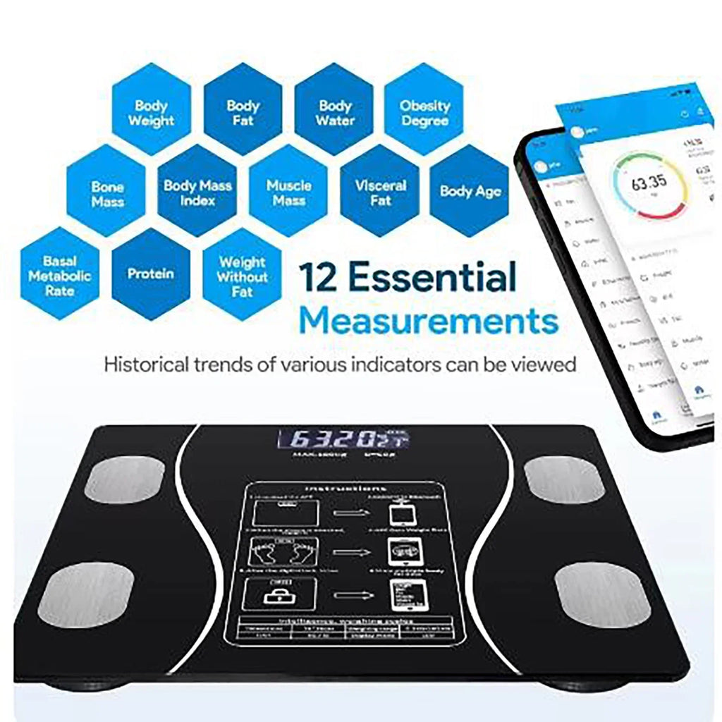 Smart Digital Bathroom Scale