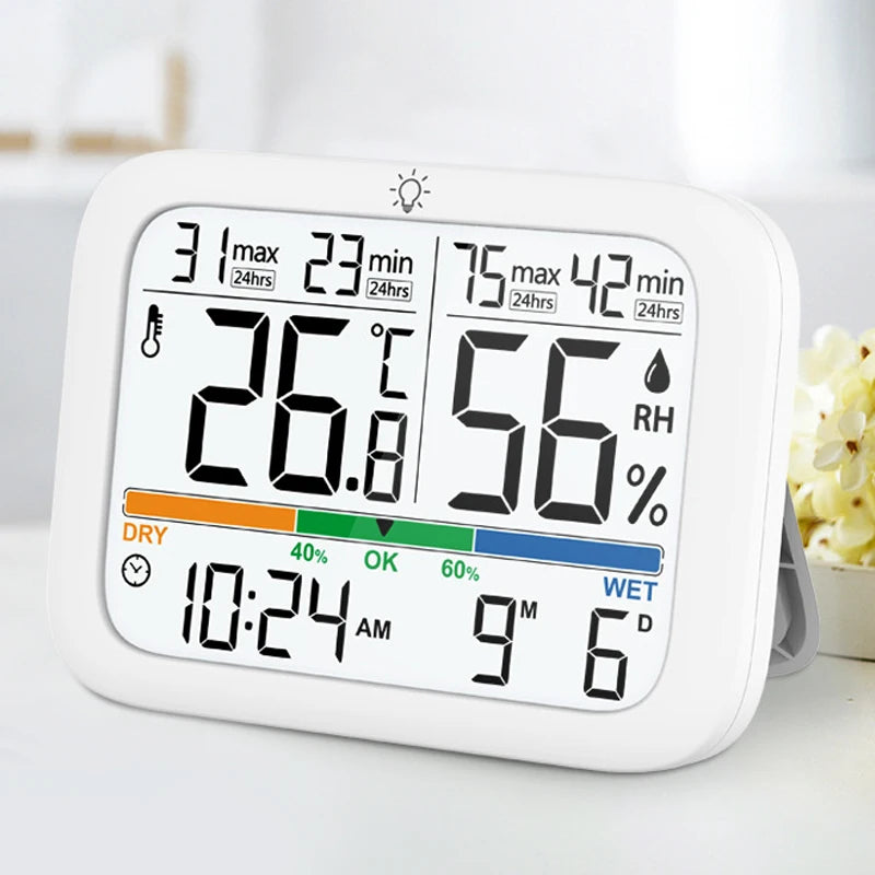 Έξυπνος ηλεκτρονικός μετρητής θερμοκρασίας και υγρασίας