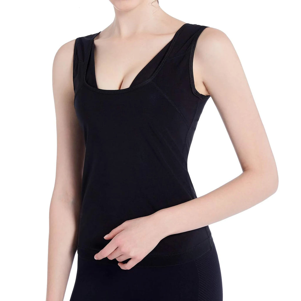 Sauna Suit Sweat Waist Trainer Vest for Women Sweat Workout Tank Top Shaper