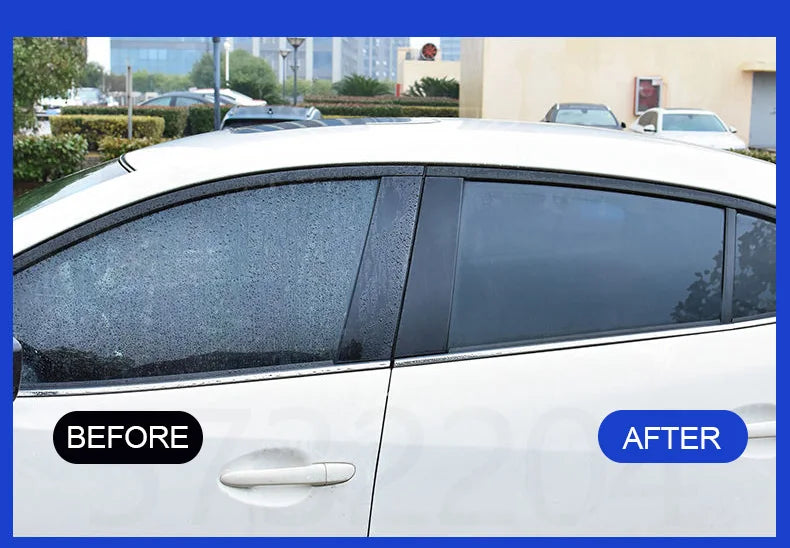 Cars Glass Anti-rain Water Spray Repellent Nano Coating Hydrophobic Waterproof Agent Oil Film Removing Auto Glass Film Agent