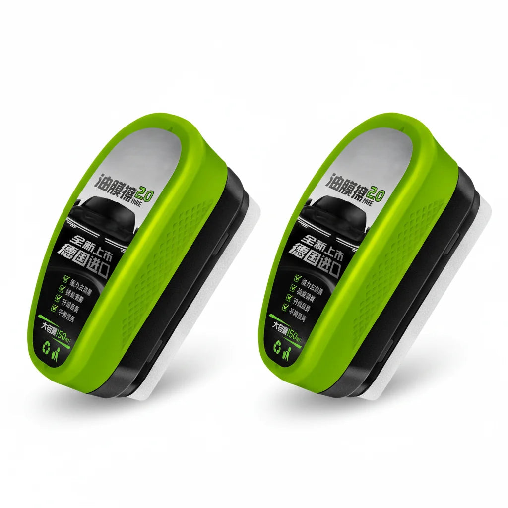 Car windshield oil film remover for rainy days auto window clear vision Hydrophobic coating strong dirt removal cleaning brush