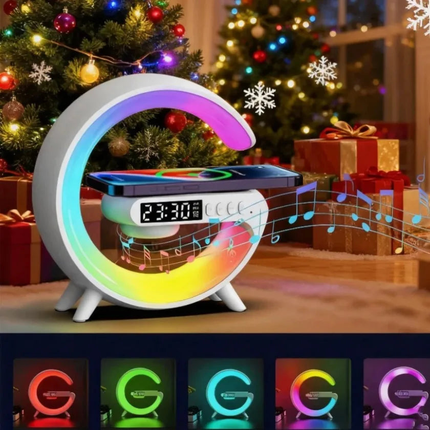 Ασύρματoς Φορτιστής – RGB Φωτισμός, Ηχείο, Βάση