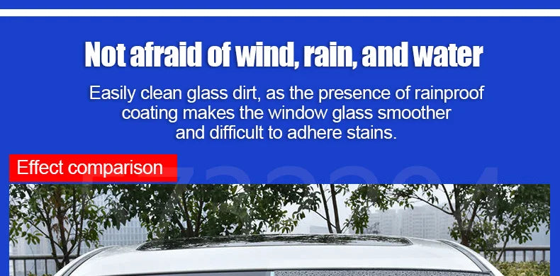 Cars Glass Anti-rain Water Spray Repellent Nano Coating Hydrophobic Waterproof Agent Oil Film Removing Auto Glass Film Agent