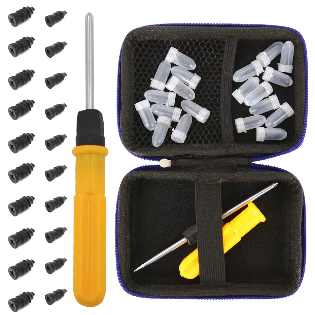 Motorcycle Vacuum Tire Repair Nail Car Tire Repair Tools Kit With EVA Storage Case Car Rubber Tubeless Tire Repair Tool Sets