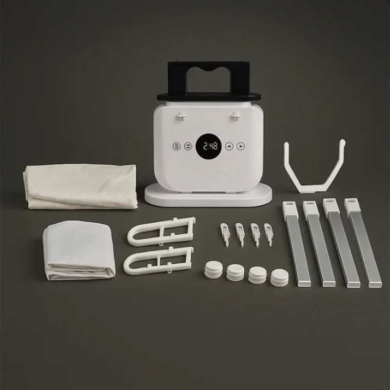 Automatic Clothing Ironing Machine Air Drying Heating Machine Mini Folding Ironing Device Portable Electric Clothes Shoes Dryer