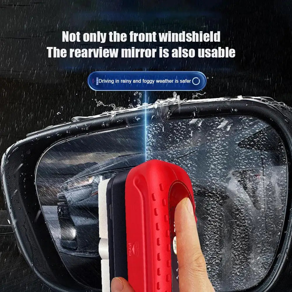Car windshield oil film remover for rainy days auto window clear vision Hydrophobic coating strong dirt removal cleaning brush